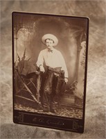 Cabinet Card marked by photographer "E. A. Leach"