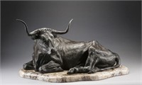 Bronze Sculpture by American artist C. Rigden