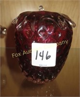 Rossi - Apple -  Paper Weight - Cranberry