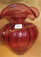 Rossi - Large Vase - Cranberry