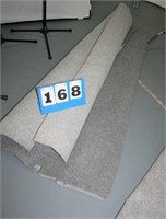 (4) 8' x 6' Grey Fabric/Carpet Background Panels