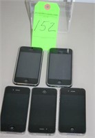 (3) iPhone 4, (2) iPhone 3GS 32GB