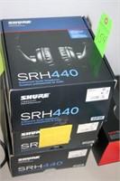 (3) Shure SRH440 Headphones