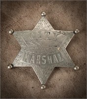 Silver City Marshal Badge