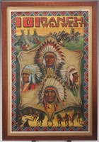 Lithograph from the 101 Ranch Wild West