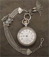 Silver Pocket Watch made by American Waltham