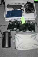 Lot of Assorted Bags, Sony Lens Bags & Cases