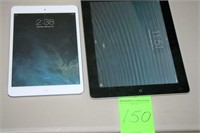 (1) iPad Mini, No PIN, (1) iPad 2, Works, PIN