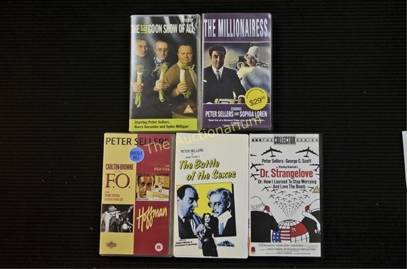 Peter Sellers Collection PAL VHS Tapes