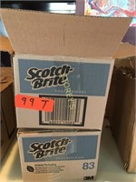 4 Boxes of New Scotch Brite S/S Scrubbers