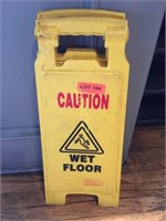 2 Wet Floor Signs