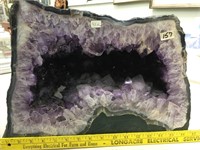 A very spectacular, large cathedral, amethyst geod