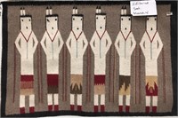 20 x 30" Navajo rug in excellent condition
