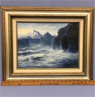 A beautiful 19 1/4" x  23" framed original oil of
