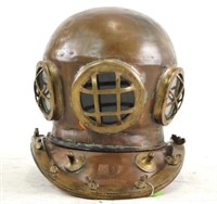 Antique Brass deep sea diving bell