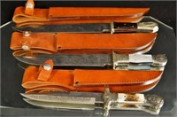 Japanese Bowie knives with scabbard