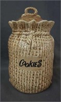 1970's McCoy Burlap Bag Cookie Jar