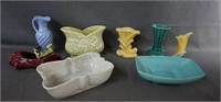 8 McCoy & Shawnee USA Pottery Planters and Vases