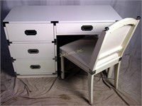 Bernhardt Furniture White Desk & Chair