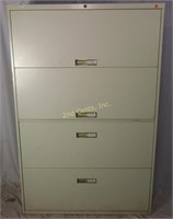 Steel 4 Drawer 42" Lateral File Cabinet