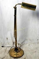 Adjustable Brass Floor Reading Lamp