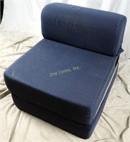 Vintage Mid Century Convertible Foam Chair Bed