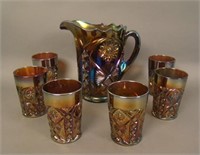 M’burg Marilyn 7 pc. Water Set – Amethyst (rare