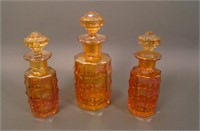 (2) European Ranger Perfume Bottles & Stoppers,