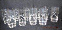 10 Etched glasses