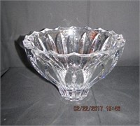 Lead crystal bowl 10.25"D X 7.5"H