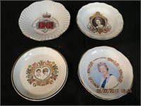 4 Royalty pieces, Queen Elizabeth II,  2 Silver