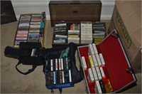 ASSORTMENTOF 8 TRACK TAPES AND CASSETTE TAPES