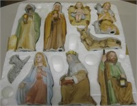Porcelain Nativity set