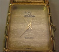 OMEGA Quartz Watch Marked 18K Gold