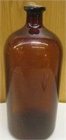13 1/2" Tall Vintage Pharmacy Glass Bottle