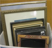 Box Lot of Assorted Frames
