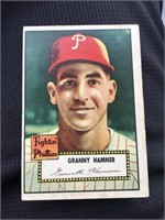 1952 TOPPS #221 GRANNY HAMMER EX PHILLIES RED BACB