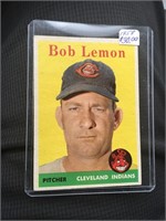 1958 Topps #2 WT Bob Lemon (White Team)