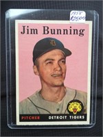 1958 TOPPS BASEBALL JIM BUNNING #115