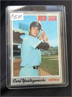 1970 Topps Baseball Card # 10 Carl Yastrzemski Yax