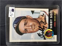 Sibby Sisti Signed Autographed Topps Archives