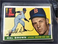 1955 Topps Set Break #148 Hal Brown