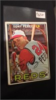 Tony Perez 1967 topps vintage baseball card