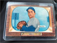 1955 Bowman Erv Palica ERR(Correct Dodgers) Brook5