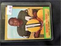 1963 Topps #95 Willie Wood RC - Packers