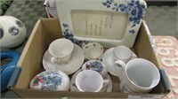 Box Lot Of Cups & Saucers Frame