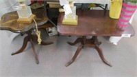 2 Old Wooden Decorator Tables