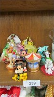 Disney Ornament Lot ~ Princess, Carousel, Jiminy,