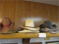(6) Vintage Cowboy Hats