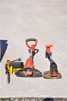 3PC WEEDEATERS AND CHAIN SAW
